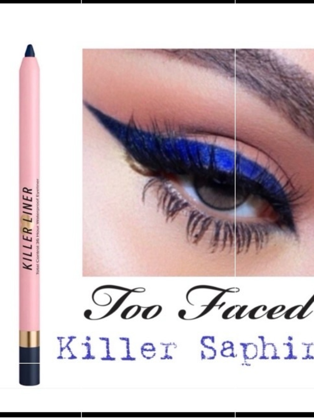 Too Faced Killer Liner Eyeliner Pencil - Sapphire Blue